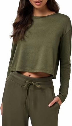 Travis Mathew Celestia Long Sleeve Top In Grape Leaf