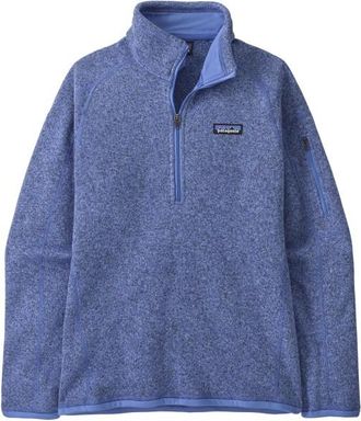 Patagonia Better Sweater 1/4 Zip Fleecepullover f&uuml;r Damen | blau