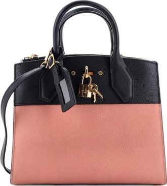 Louis Vuitton City Steamer leren PM tas - Zwart