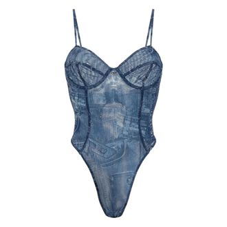 Diesel Mujer, Camisetas, Azul, Talla: XS