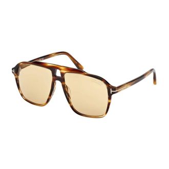 Tom Ford Autari Ft1209 Sunglasses - male - Tom Ford - Sunglasses - Brown - 56 MM - Accessories