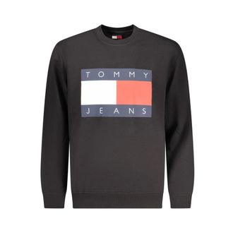Tommy Hilfiger Sweatshirts, male, Black, Size: 2XL Crew Neck Sweatshirt