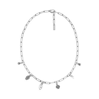 Diesel Brooches - Heren - Kettingen - Grijs - ONE Size - Accessoires