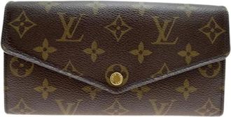 Louis Vuitton Pre-owned Wallets, female, Brown, Size: ONE SIZE Pre-owned Canvas Wallet