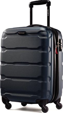 Samsonite Omni PC Checked-Large 28-Inch Hardside Expandable Luggage with Spinner Wheels in Navy at Nordstrom