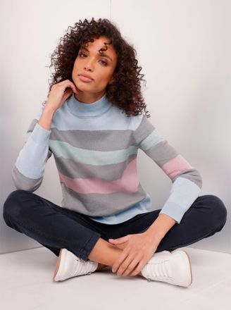 Création L Jacquardpullover