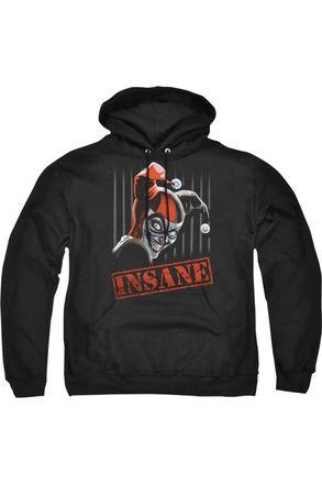 Gildan Batman Insane Adult Pull Over Hoodie / Hooded Sweatshirt