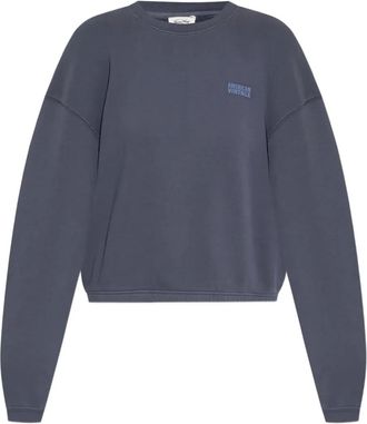 American Vintage Izubird logo-printed sweatshirt - Blue
