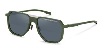 Porsche Design P8980 B187 Mens Sunglasses Green Size 58