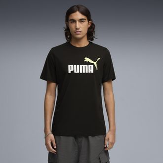 Puma T-shirt con logo bicolore Essentials N. 1 da uomo, Abbigliamento, Nero, XXL