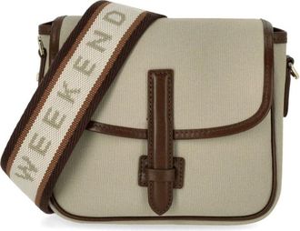 Max Mara Gap Crossbody Tas - Dames - Schoudertassen - Beige - ONE Size - Katoen - Tassen