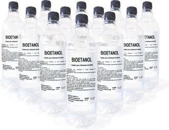 Purline Purline - Combustible Etanol De Origen Natural Aroma Neutro. Caja 12 Botellas De 1l