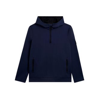 Freddy Felpa uomo a mezza zip con cappuccio