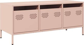 Berkfield Home TV Cabinet Pink 101.5x39x43.5 cm Cold-rolled Steel