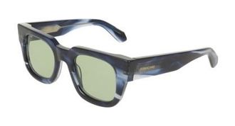 Ferragamo Green Rectangular Mens Sunglasses SF2106S 413 49