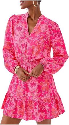 Lilly Pulitzer Axton Dress Womens Dress Sun Shell Pink Big Party : 16, Linen/Lyocell/Nylon