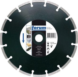 Forum Muela Motosierra Diamantada, Unido Al L&aacute;ser, &Oslash; X Escariado : 125 X 22,23 Mm, Tama&ntilde;o De Segmento H X L 8 X 2,2 Mm