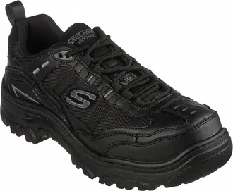 Skechers Mens Burgin Sawda Composite Toe Sneakers In Black