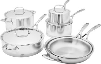Demeyere Atlantis 10-pc Stainless Steel Cookware Set