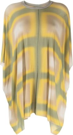 Rick Owens Top Minerva con stampa - Giallo