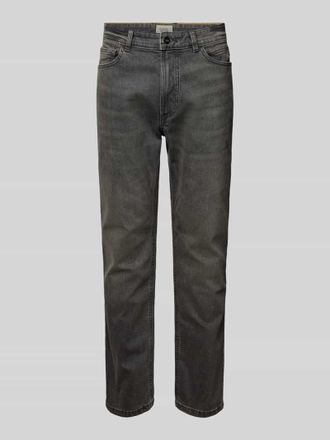 Camel Active Regular Fit Jeans im 5-Pocket-Design in Mittelgrau, Größe 31/32