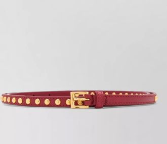 Prada studded leather belt