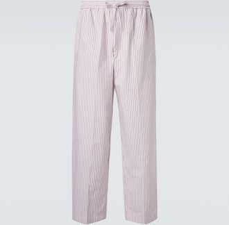 Umit Benan Julian cotton and silk straight pants