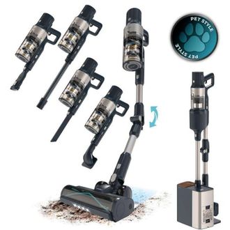Cecotec Cecotec - Aspirador Vertical Bldc Conga Rockstar 5500 Hurricane Station Pet Flex