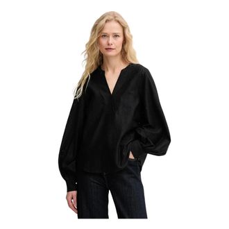 Mos Mosh Yen Sina Blusa de Encaje - Blouses & Shirts - Mujer - Negro - S