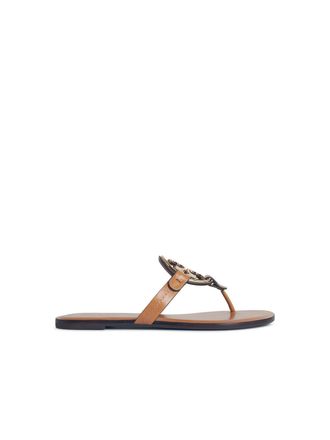Tory Burch Tory Burch Miller Sandalen mit Pav&eacute; in Brown Lear