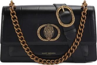 Kurt Geiger Borsa a spalla Chelsea con decorazione - Nero