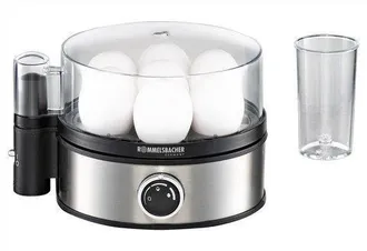 Rommelsbacher Er 400 Cocedor De Huevos Acero Inoxidable Negro