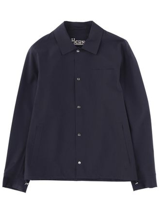 Herno Smooth Minimalist Chest Pocket Polyamide Jacket