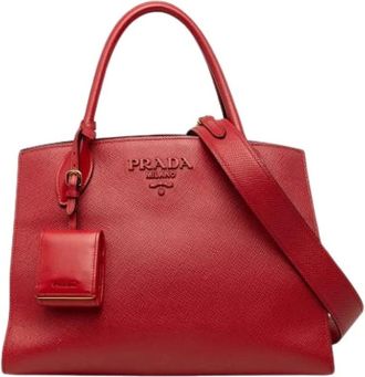 Prada Pre-owned Vintage Satchel - - Pre-owned - Donna - Rosso - ONE SIZE