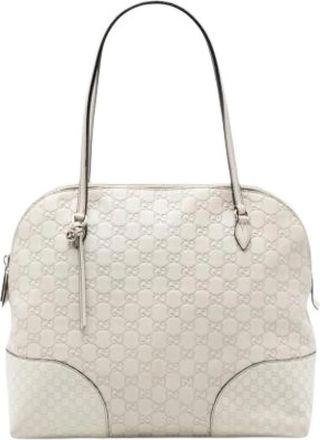 Gucci Pre-owned Handbags, female, White, Size: ONE SIZE Pre-owned The Bree Handbag