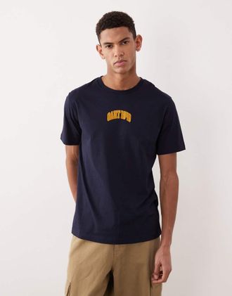 GANT T-shirt regular fit blu navy con logo