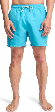 Billabong Badeshorts BILLABONG ALL DAY LB, Herren, Gr. XXL, N-Gr, aqua, Obermaterial: 100% Polyester, Badehosen Badeshorts, sportlicher Stil, mit Kordelzug, aus