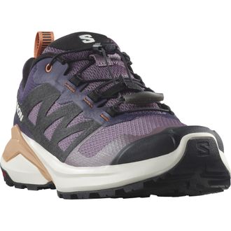 Salomon Trailrunningschuh SALOMON X-ADVENTURE, Damen, Gr. 42, braun (braun, schwar), Synthetik, Textil, Schuhe Trailrunningschuh