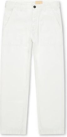 Fortela Japan Denim Fatigue Pants in White at Nordstrom, Size 35 X 29 Eu
