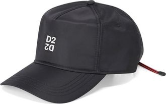 Dsquared2 Cotton-Mix Cap - Heren - Petten - Zwart - ONE Size - Katoen - Accessoires