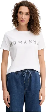 Ermanno Scervino Dames, Tops, Wit, Maat: XS Katoen