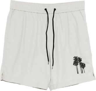 James Perse Shorts con ricamo - Grigio