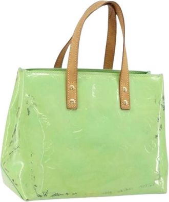 Louis Vuitton Pre-owned Vintage Handtas - Dames - Vintage Handtas - Groen - ONE Size - Leer - Vintage