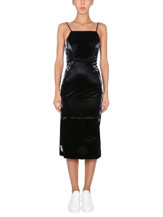 McQ by Alexander McQueen Midi Dress With Thin Adjustable Straps