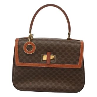 Celine Tweedehands leren handtassen - Dames - Vintage Handtas - Bruin - ONE Size - Leer - Vintage