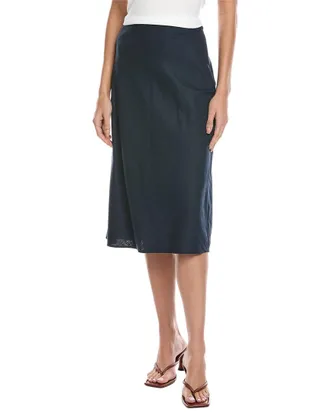 Vince Easy Linen-Blend Slip Skirt