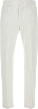 Fendi Jeans In Denim Bianco
