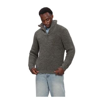 Barbour Heren Truien Vesten New Tyne Half Zip Knitted Jumper - Heren - Truien - Grijs - Maat: L Leer