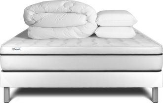 VITALIT Pack Colch&oacute;n Blanco Espuma Viscoel&aacute;stica 200 X 200