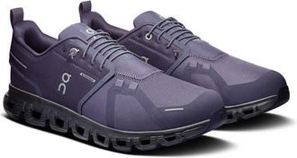 On Cloud 6 Waterproof Sneaker in Flint/Black at Nordstrom, Size 11.5